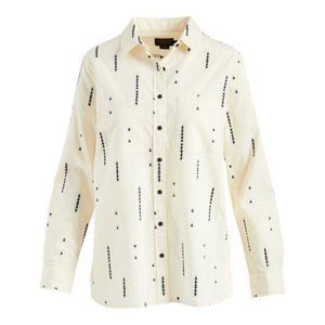 NWOT Pendelton Arrow Dobby Button-Up Top Small